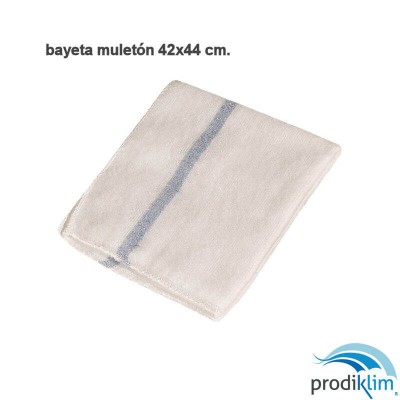 BAYETA MULETON BLANCA 42X44 (12UDS) MX