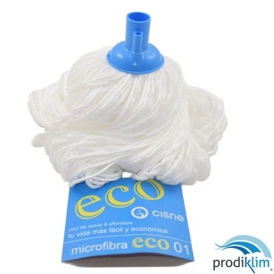 FREGONA MICROFIBRA ECO BLANCA