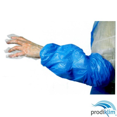 MANGUITOS POLIETILENO G80 AZUL (100UDS)