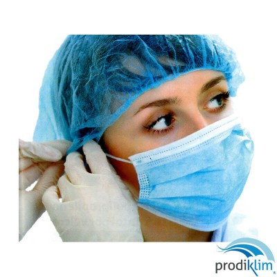 MASCARILLA HIGIENICA 3C C/GOMA AZUL 50UND