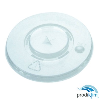 TAPA PLANA CRUZ ARISTEA VASO 500 TRANSP(100U)