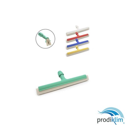 HARAGAN PLASTICO VERDE 55CM DOBLE GOMA BLANCA