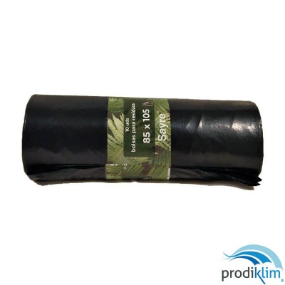 BOLSA BASURA 85X105 NEGRA SAYRE G140 30RX10UD