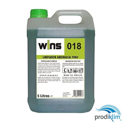 LIMPIADOR AMONIACAL PINO 018 (5L) WINS VF
