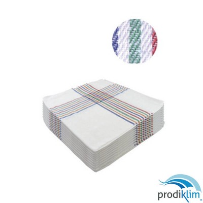 PAÑO ALGODON BLANCO 60X60 (12UDS) HB