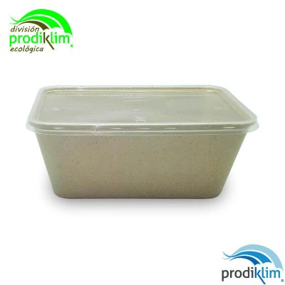 ENVASE RECTANG.950ML CAÑA AZUCAR C/TAPA (50U)