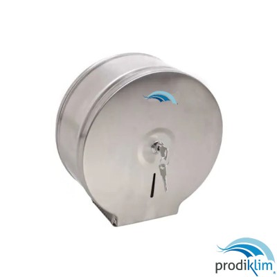 PORTARROLLOS PAPEL HIG INOX SATINA 45MM LLAVE