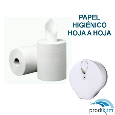 PAPEL HIGIENICO PASTA HOJA A HOJA ECO ANIBAL (12 ROLLOS )