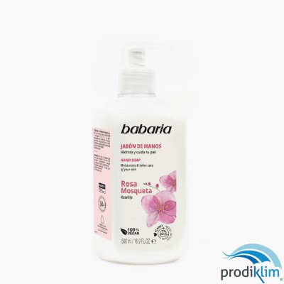 DOSIFI JABON MANO BABARIA ROSA MOSQUETA 500ML