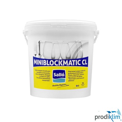 CUBO TABLETA LAVAV DETERG MINIBLOC *CL*(75U)
