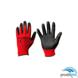 GUANTE NYLON NITRILO-FOAM ROJO T/G N-10