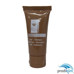 TUBO GEL-CHAMPU 20ML MARRON (350UDS)