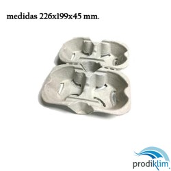 BANDEJA PORTAVASOS 4 VASOS FRISBY (160UDS)