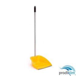 RECOGEDO C/MANGO METALIC Y GOMA AMARILLO MAYA