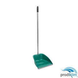 RECOGEDOR C/MANGO METALICO Y GOMA VERDE MAYA