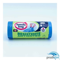 BOLSA BASURA 55X60 ALBAL AUTOCIERRE AZUL 15U