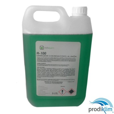 H-100 (5 L) DETERGENTE BIOALCOHOL LIMON EXTRA