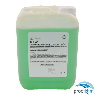 H-100 (10L) DETERGENTE BIOALCOHOL LIMON EXTRA