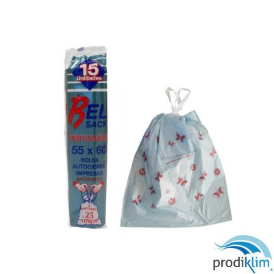 BOLSA BASURA 55X60 AUTOC BLANCA G80 40RX15UN