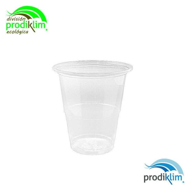 vaso transparente pla ecológico y biodegradable 22 oz, 650 ml.