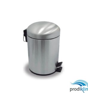 papelera pedal acero inox