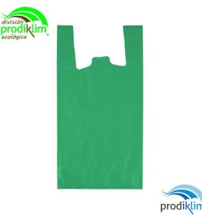 bolsa camiseta verde bio-ecológica